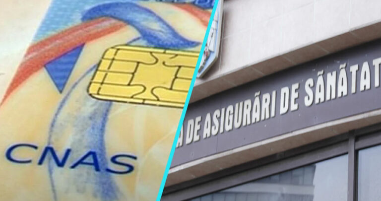 card național de sănătate românesc și un telefon mobil pregătit pentru apel