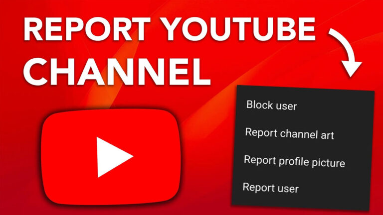 Ecran cu formularul de raportare a unui videoclip pe YouTube